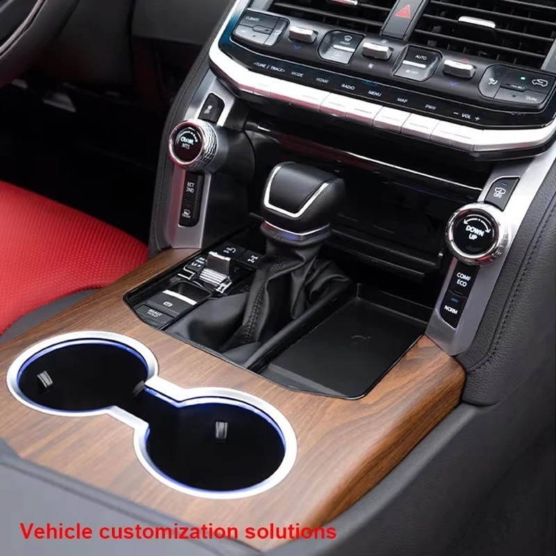 Professional LC200 LC300 Aluminum Luxury Interior Conversion Set OEM Style Dashboard Door Cards Center Console Land Cruiser 200